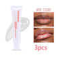 Lip balm tube with 'Fafamoon' branding and before-and-after effects on lips.